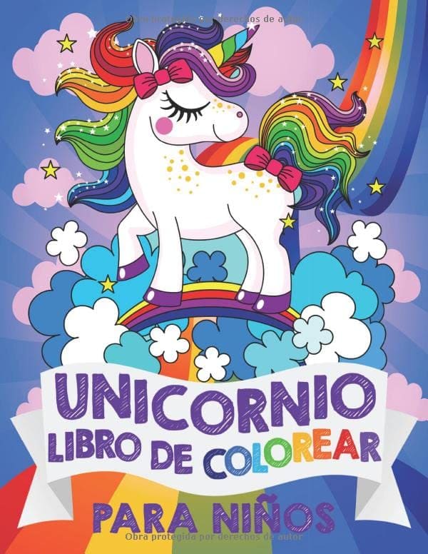 libros de colorear unicornio